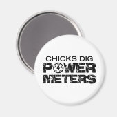 Chicks Dig Power Meters Magneet (Voorkant / Achterkant)