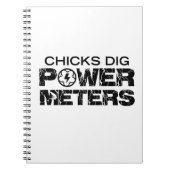 Chicks Dig Power Meters Notitieboek (Voorkant)