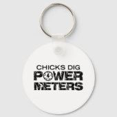 Chicks Dig Power Meters Sleutelhanger (Voorkant)