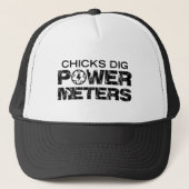 Chicks Dig Power Meters Trucker Pet (Voorkant)