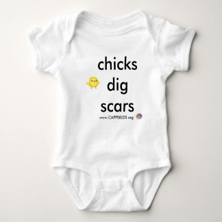 Chicks Dig Scars CAPPSKIDS Romper