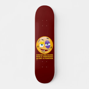"CHICKS DIG SCARS" grappige emoji Persoonlijk Skateboard