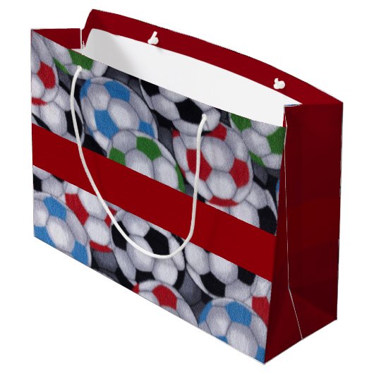 Chicks Dig Soccer-spelers Groot Cadeauzakje (Achterkant Gekanteld)