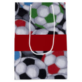 Chicks Dig Soccer-spelers Medium Cadeauzakje (Achterkant)