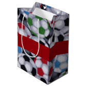 Chicks Dig Soccer-spelers Medium Cadeauzakje (Achterkant Gekanteld)