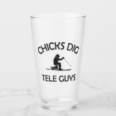 Chicks Dig Tele-jongens Glas (Voorkant)
