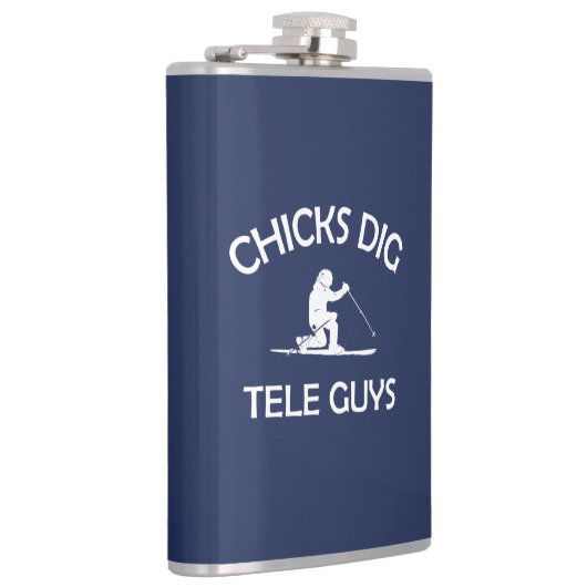 Chicks Dig Tele-jongens Heupfles (Rechts)