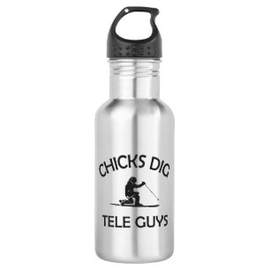 Chicks Dig Tele-jongens Waterfles