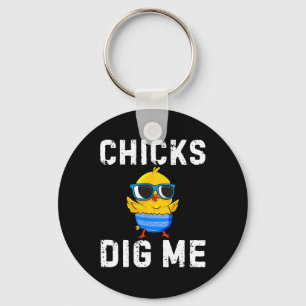 Chicks Gig Me Peuter Happy Easter Egg Hunting Boy Sleutelhanger