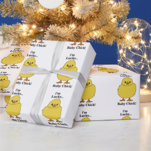 Chicks Ik ben Lucky Baby Chick Cadeaupapier