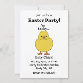 Chicks Ik ben Lucky Baby Chick Kaart (Voorkant)