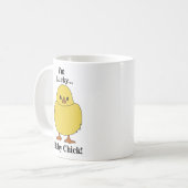 Chicks Ik ben Lucky Baby Chick Koffiemok (Voorkant links)