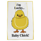 Chicks Ik ben Lucky Baby Chick Medium Cadeauzakje (Achterkant)