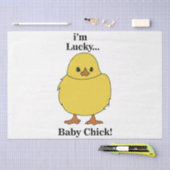 Chicks Ik ben Lucky Baby Chick Tissuepapier (Craft)
