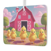 Chicks in Barnyard Happy Spring Luchtverfrisser (Links)