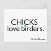 Chicks Love Birders Briefkaart (Voorkant)