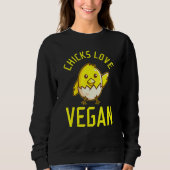 Chicks Love Vegan Trui (Voorkant)