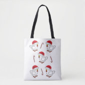 Chicks Merry Christmas Women's Tote Bags Tote Bag (Voorkant)