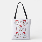Chicks Merry Christmas Women's Tote Bags Tote Bag (Achterkant)