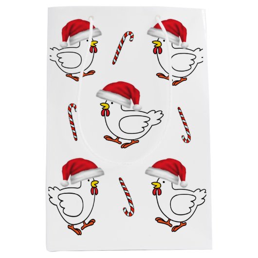 Chicks Merry kerstcadeautassen Medium Cadeauzakje (Voorkant)