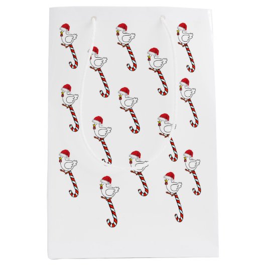 Chicks Merry kerstcadeautassen Medium Cadeauzakje (Voorkant)