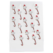 Chicks Merry kerstcadeautassen Medium Cadeauzakje (Achterkant)