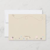 Chicks Paar Roze en Blauw Bedankt (Achterkant)