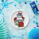 Chicks Rock Silkie Chicken Paper Bord (Feest)