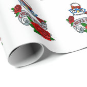 Chicks Rock Silkie Chicken Wrapping Paper Cadeaupapier (Rol Hoek)