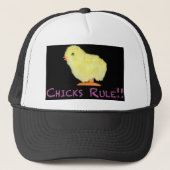 Chicks Rule Side Trucker Pet (Voorkant)