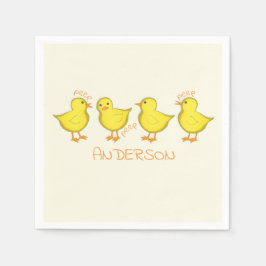 Chicks Standard Cocktail Paper Napkins Servetten