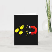 Chicks With Magnet Funny Halloween Chick Magnet Va Kaart (Voorkant)