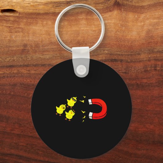 Chicks With Magnet Funny Halloween Chick Magnet Va Sleutelhanger (Voorkant)