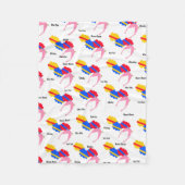 Chicky, Cha-Cha, Boom-Boom, Lya-Lya Fleece Deken (Voorkant)