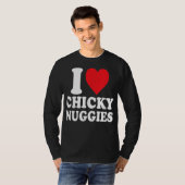 Chicky Nuggies | Funny Chicken Nuggets Viral | T-shirt (Voorkant volledig)