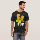 Chicky Nuggies Time Nuggets Chicken Costume Nugget T-shirt (Voorkant volledig)