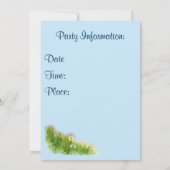 Chicky Wagon Paasfeest uitnodiging (Achterkant)