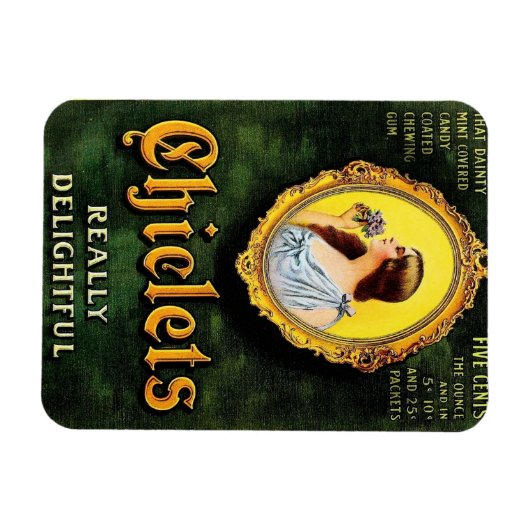  chiclets advertentie magneet (Horizontaal)