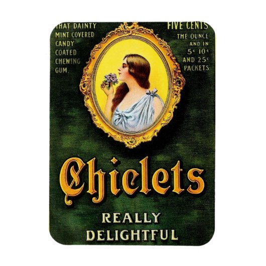  chiclets advertentie magneet (Verticaal)