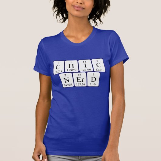 ChicNerd periodiek shirt van de zinsnede (Voorkant)