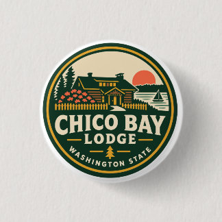Chico Bay Lodge knopspeldje Ronde Button 3,2 Cm