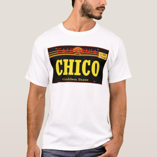 Chico,Ca — T-Shirt (Voorkant)