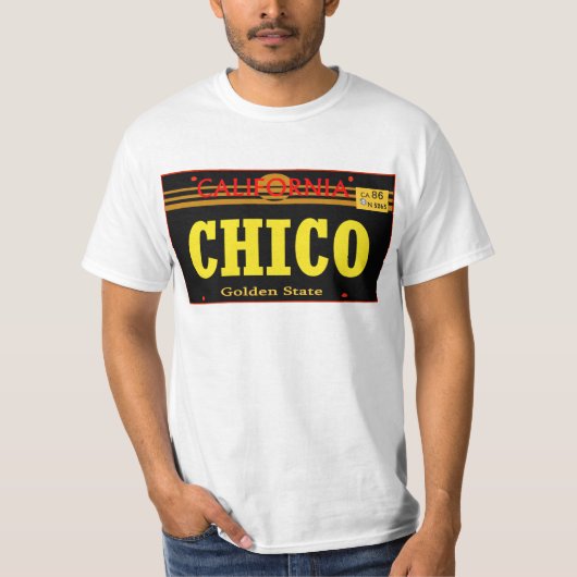Chico,Ca — T-Shirt (Voorkant)