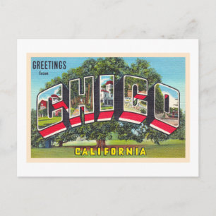 Chico California  Large Letter Briefkaart
