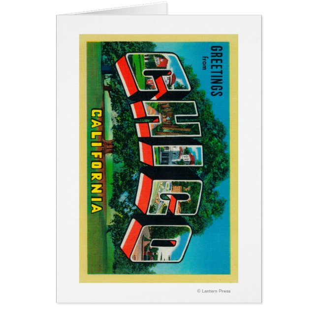 Chico, California - Large Letter Scenes (Voorkant)