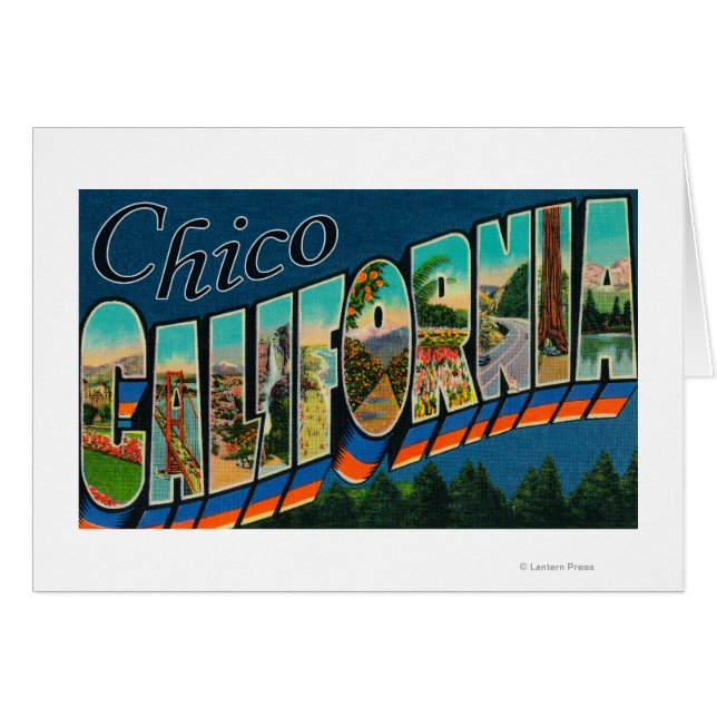 Chico, California - Large Letter Scenes (Voorkant Horizontaal)