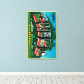Chico, California - Large Letter Scenes Canvas Afdruk (Insitu (Houten vloer))