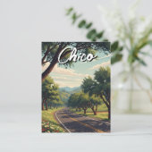 Chico California Reizen Briefkaart (Staand voorkant)