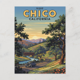 Chico California Reizen Briefkaart