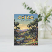 Chico California Reizen Briefkaart (Staand voorkant)